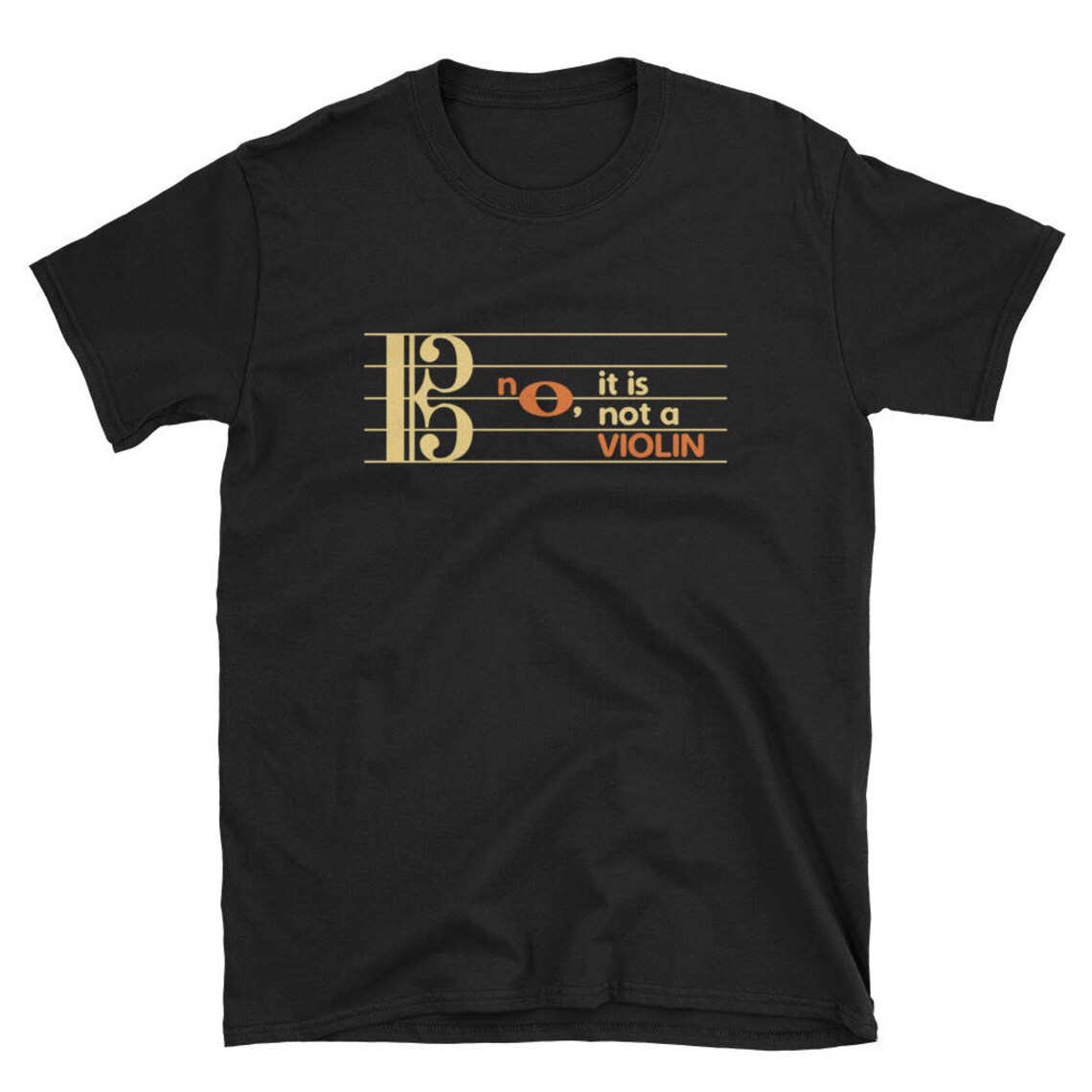 Viola T-shirt - No It's Not A Violin - Alto Clef Gift Tee - Etsy