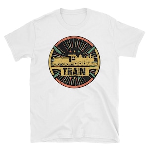 電車Tシャツ ヴィンテージ電車Tシャツ 電車好きの方へのギフトTシャツ