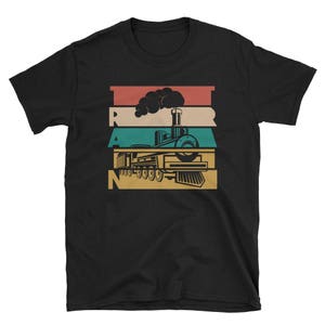 電車Tシャツ ヴィンテージ電車Tシャツ 電車好きの方へのギフトTシャツ