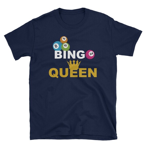 Bingo T-Shirt Bingo Queen Crown Tee Shirt Bingo Balls Gift Bingo T-Shirt Bingo Queen Crown Tee Shirt Bingo Balls Gift