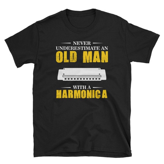 Cute Never Underestimate A Man With A Harmonica Shirt Gift Cute Never Underestimate A Man With A Harmonica Shirt Gift