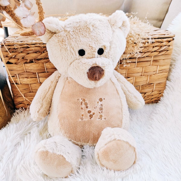 Peluche nounours personnalisée - peluche ours brodée - nounours brodé - nounours personnalisé