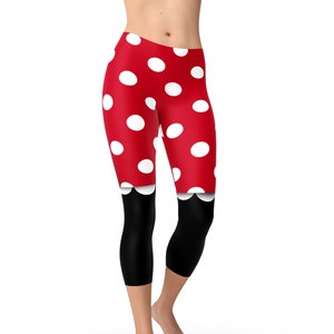 Minnie Inspired Running Costume Leggings for Princess Run | Minnie Costume | Leggings for Women