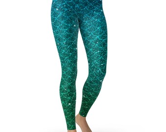 mermaid running tights
