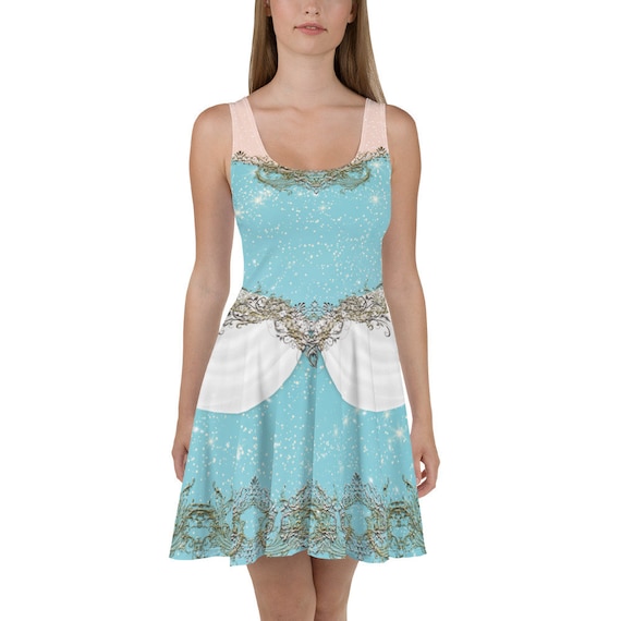 sachin and babi light blue dress White House Black Market Strapless Dress Embroidered Medallion Print WHBM  Size 2 - $41