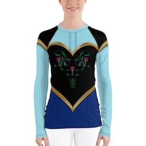 Anna Inspired Running Costume Top for Princess Run Half Marathon Weekend | Anna Costume | Norwegian Princess Shirt for Women | Frozen