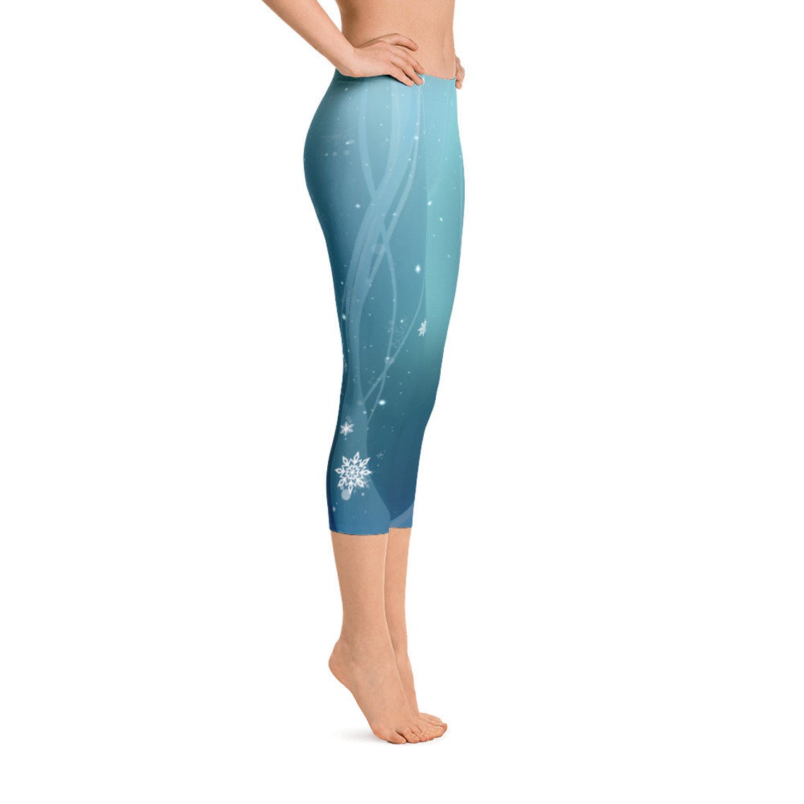 Elsa Inspired Running Costume Leggings for Princess Run Elsa | Etsy