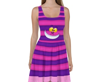 READY-TO-SHIP | Cheshire Cat Costume Dress | Princess Run | Half Marathon Weekend | Wine & Dine | Alice in Wonderland | Villain