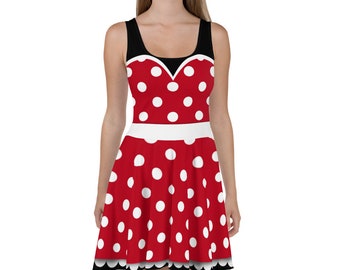 READY-TO-SHIP | Minnie Inspired Running Costume Dress for Princess Run | Marathon Weekend | Dopey Challenge | Halloween