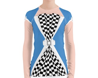 READY-TO-SHIP | Alice Inspired Running Costume Top for Princess Run Weekend | Marathon Weekend | Wine & Dine | Alice in Wonderland