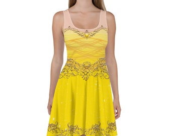 Belle Inspired Running Costume Dress for Princess Run Half Marathon Weekend | Wine & Dine | Halloween Costume