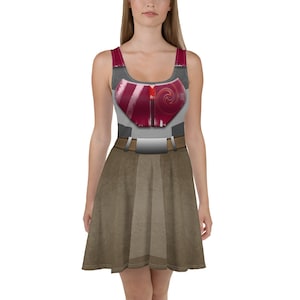 Rebel Artist Inspired Running Costume Dress for Rival Run | Cosplay Lite | Light Side