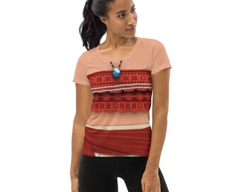 Moana Running Costume Performance Top for Princess Half Marathon Weekend | Fun Run | Wine & Dine | Springtime Surprise | Halloween