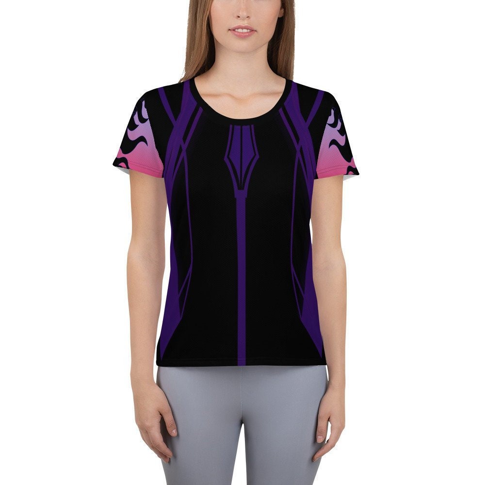 Discover Evil Fairy Inspired Running Costume 3D Shirt |  Printed Women's Athletic T-shirt