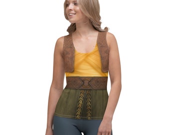 Dragon Warrior Running Costume Top | Princess Run Half Marathon Weekend | Wine & Dine | Halloween Costume | Cosplay Lite