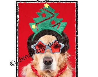 Golden Retriever Christmas Cards, Christmas Card Set, Christmas Cards, Merry Christmas Cards, Holiday Cards, Holiday Card set, Dog cards