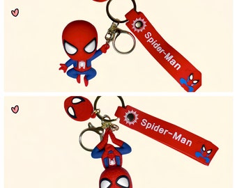 Cute Spiderman keychain, Spiderman keychain