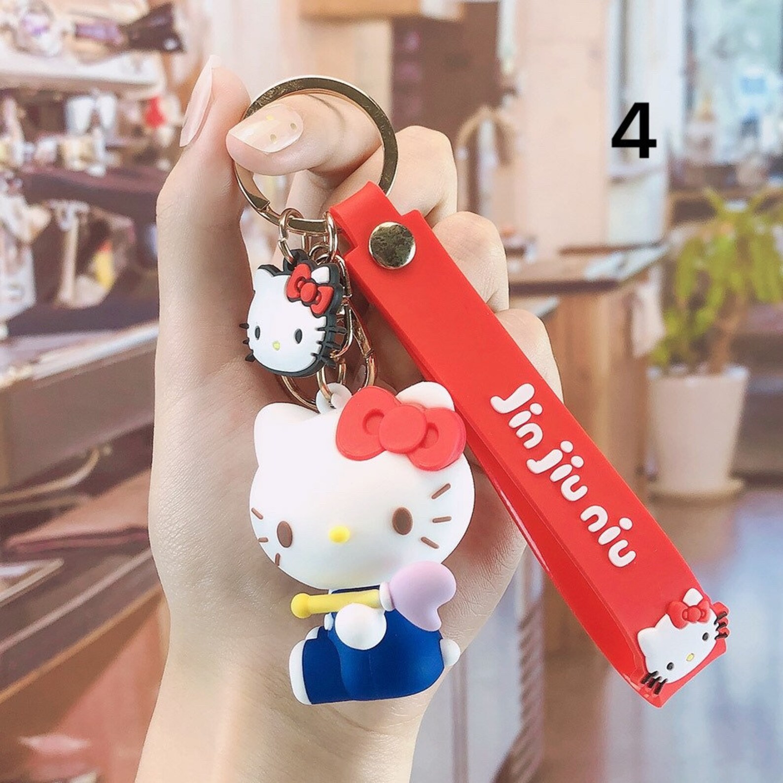 Hello Kitty Keychain Etsy