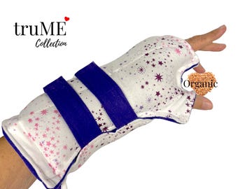 Microwave Heated Hand Wrist Wrap: Flaxseed Pain Comfort - Arthritis, Carpal Tunnel