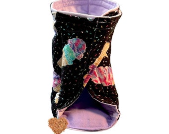 Foot and Ankle Warmer: Organic Flaxseed, Soft Flannel, Cancer Patient Comfort Care Support Gift