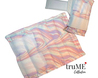 Large Adjustable Multi-Use Heat Pad: Organic Flaxseed Therapy Wrap