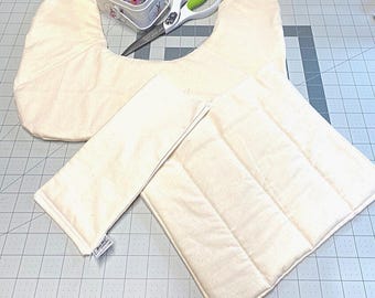 Custom Organic Flaxseed Heat Packs - Handmade in the USA