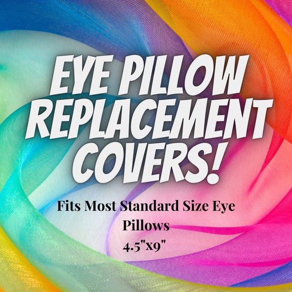 Bulk Eye Pillow Replacement Washable Covers for Massage Reiki Yoga Service Providers, Discount Eye Pillow Covers, Meditation Accessories