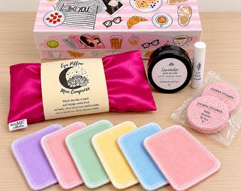 Teen Girl Self-Care Curated Gift Box: Weighted Eye Pillow - Eco Wipes