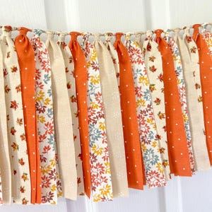 Fall Mantel Garland, Thanksgiving Decor, Autumn Banner, Fall Farmhouse Decor, Fall Fireplace Mantel Swag, Staircase Banister Garland