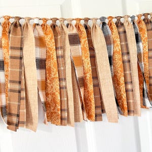 Fall Mantel Garland, Thanksgiving Decor, Autumn Banner, Fall Farmhouse Decor, Fall Fireplace Mantel Swag, Staircase Banister Garland