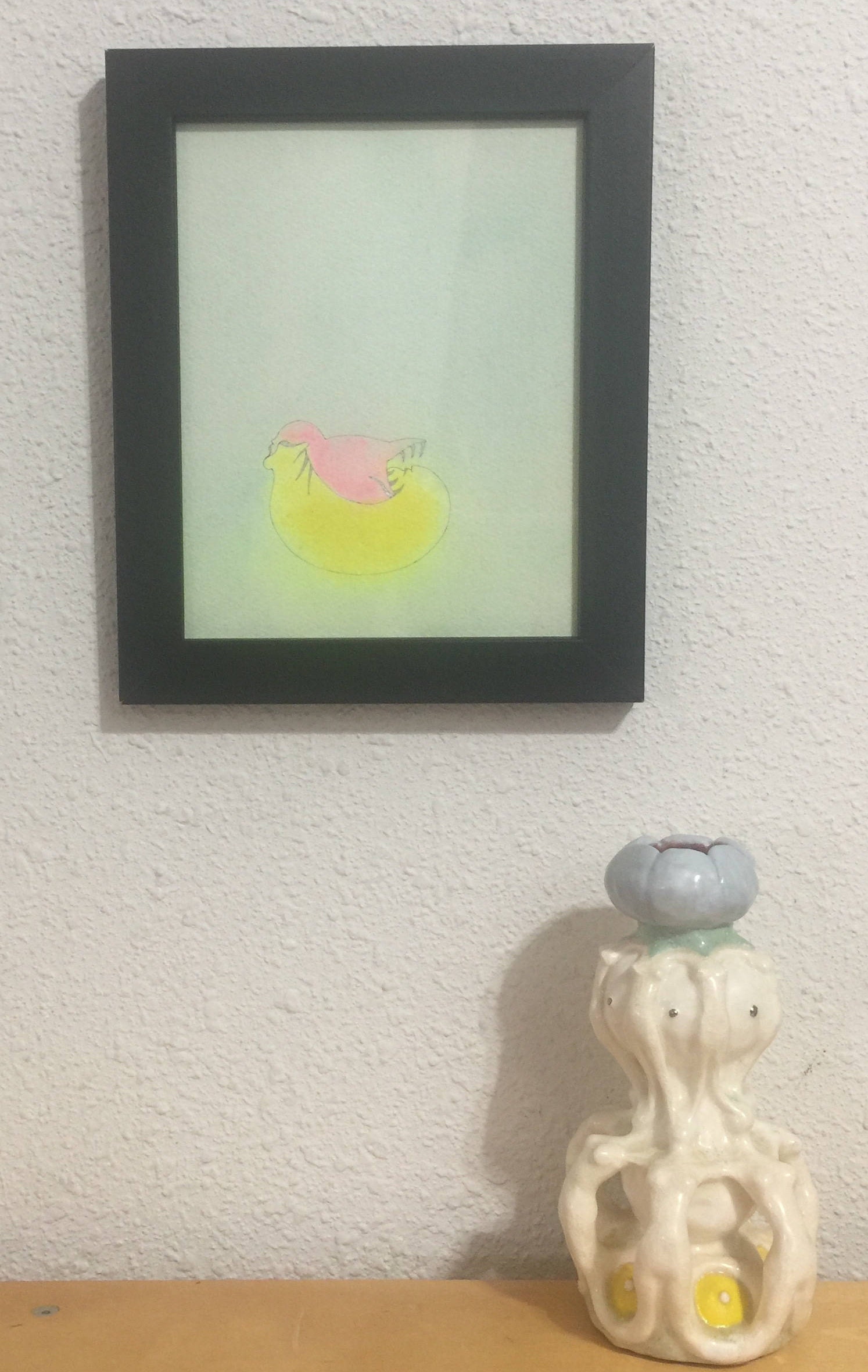 Framed Watercolor Painting Original Watercolor Drawing Pen Ink Drawing ...