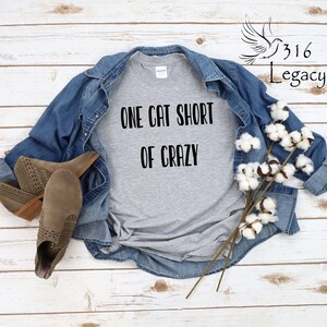 Cat Crazy Sarcastic T-Shirt: Funny Unisex Graphic Tee
