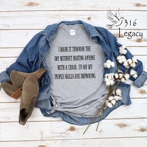 Sarcastic People Skills T-shirt: Funny Humor Graphic Tee