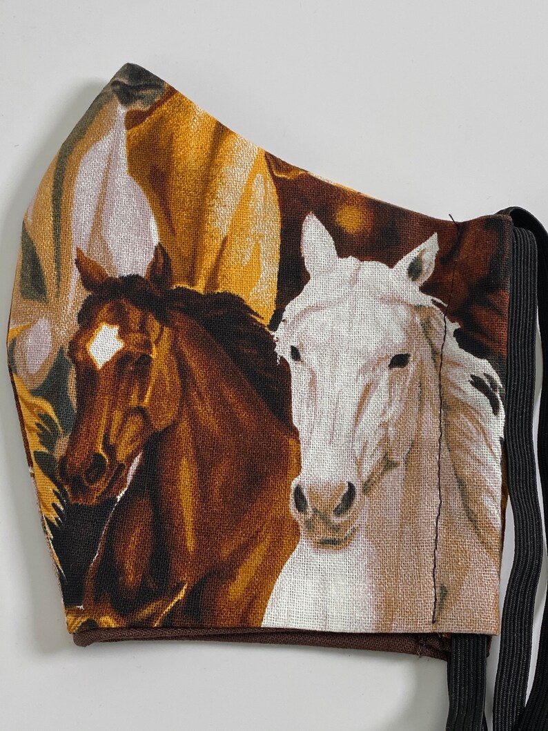 Horse Face Masks Made in USA Multiple Options Filter Etsy