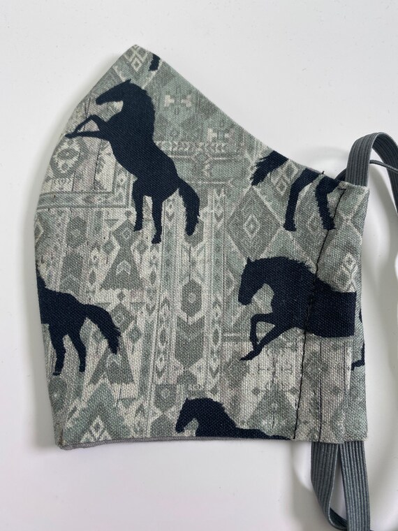 Horse Face Masks Made in USA Multiple Options Filter Etsy