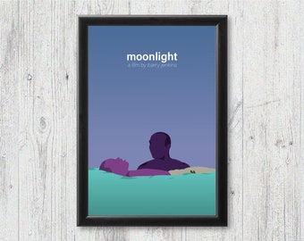 Cartel de la película Moonlight / Mahershala Ali / Trevante Rhodes / 11x17