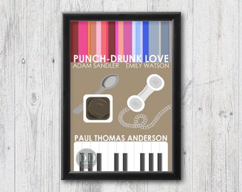 Cartel de la película Punch Drunk Love/Paul Thomas Anderson/Adam Sandler/11x17