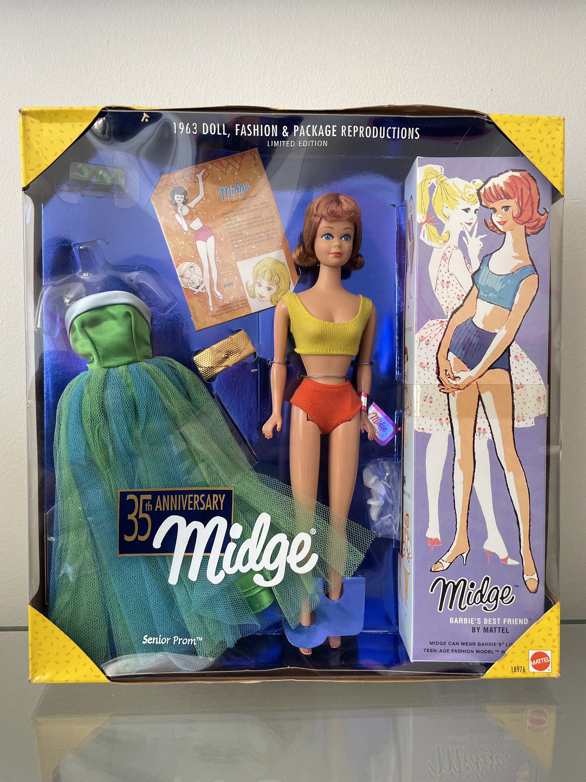 Mattel 35th Anniversary Midge Doll Senior Prom Gift Set Reproduction Barbie s Best Friend Red Head Flip Hair Style Etsy Australia