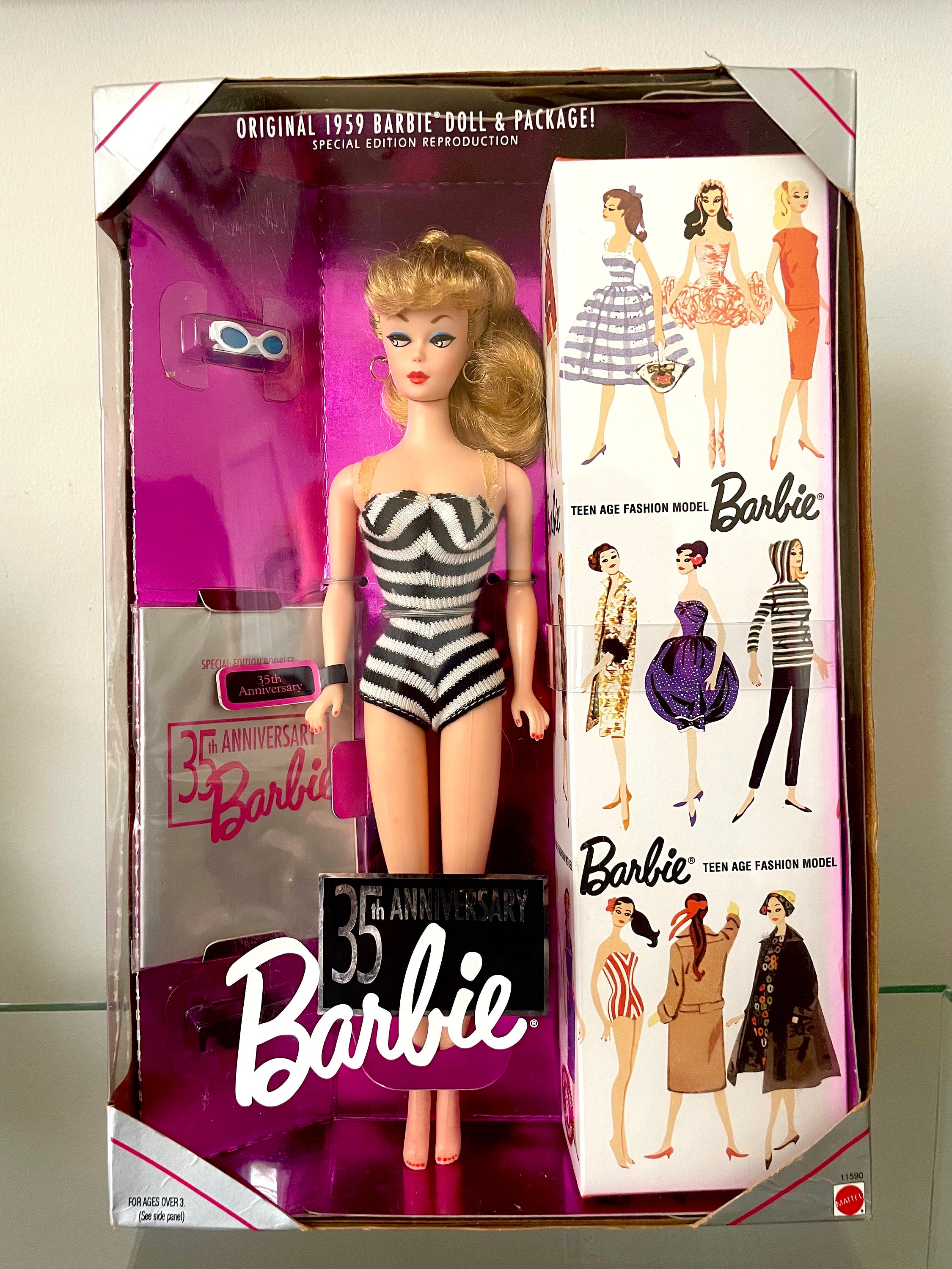 MATTEL - マテル1959年復刻版バービー 35th ANNIVERSARY Barbie/35周年アニバーサリーバービー