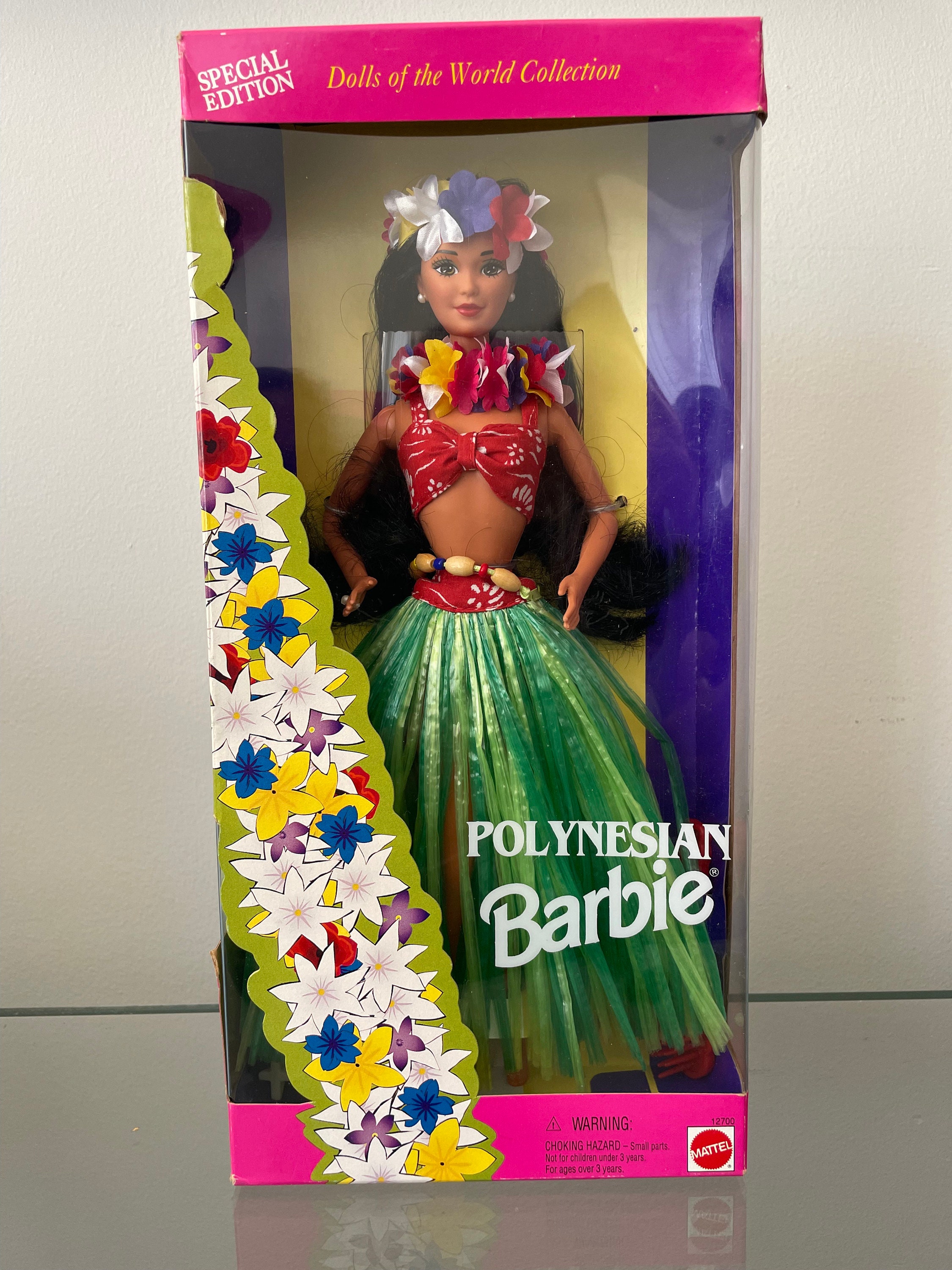 Polynesian Barbie Doll Dolls of the World Collection 1994 Collectible NRFB Dark Long Hair Cultural Doll MATTEL Etsy UK