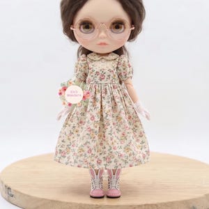 Blythe DAL Azone Jerryberry, Scarpe per bambole, scarpe con orecchie di coniglio stile coniglietto 1/6 Bambole, Pullip, BJD, Momoko Accessori Stivali con lacci da annodare 3 cm