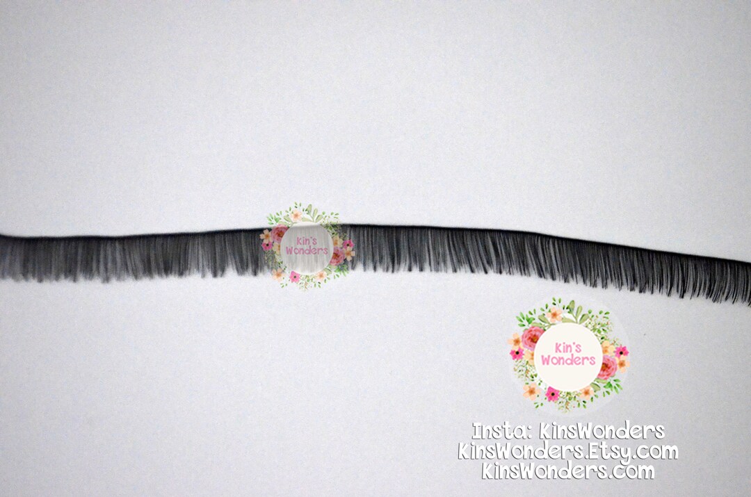 Barbie Doll Eyelashes Black Brown White 10mmx20cm Doll - Etsy