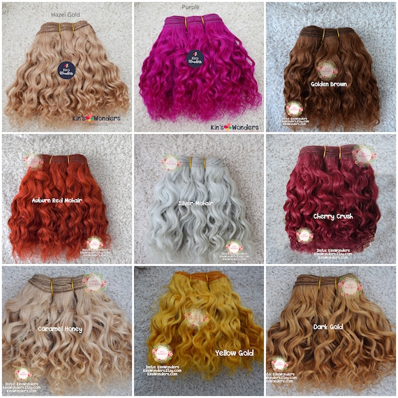 10g choice of colours Doll Hair Reborn mohair rooting bjd Blythe