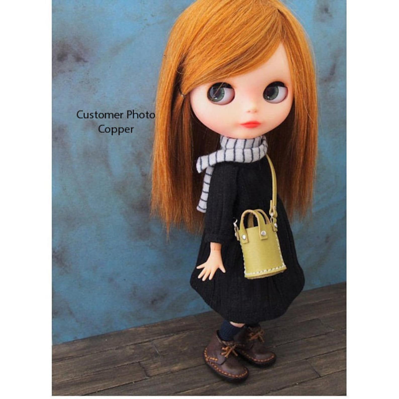 Straight Mohair Weft 1.2m Natural Doll Hair Weft Blythe Doll Hair