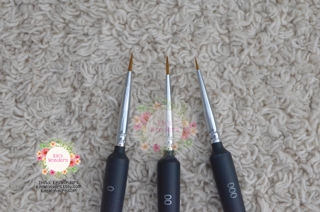 Deluxe Detail Paint Brushes, Food Safe, Easy Grip Handle X10 Sizes  Available 