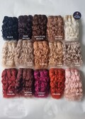 Wavy Doll Hair Weft | Natural Doll Hair Weft | Waldorf Wig Hair Weaving Supplies for Dolls, Doll Crafts and Wigs | Blythe Doll Wig Material