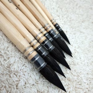 high quality squirrel mop headbrush watercolour
