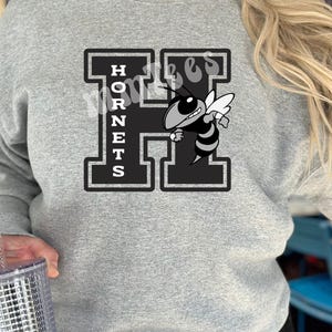 H Hornets mascot png, digital sublimation