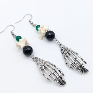 Skeleton Hand Earrings