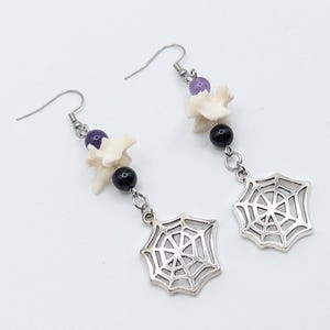 Spider Web Earrings